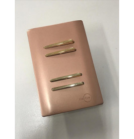 Conjunto Quadruplo Paralelo 4x2 - Novara Ouro Rose Gold